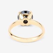 Bids.com 3.00 Carat Genuine Black Diamond 14K Yellow Gold Ring Rings White Smoke size 6.00,size 7.00,size 8.00