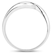 Bids.com 0.74 Carat Genuine Blue Topaz .925 Sterling Silver Ring Rings White Smoke size 5.00,size 6.00,size 7.00,size 8.00,size 9.00,size 13.00