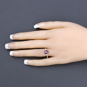 Bids.com 1.22 Carat Genuine Ruby and White Diamond 14K White Gold Ring Rings Wheat size 6.00,size 7.00,size 8.00