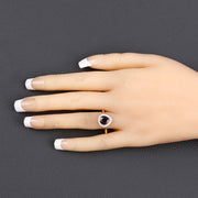 Bids.com 2.19 Carat Genuine Ruby and White Diamond 14K Yellow Gold Ring Rings Navajo White size 6.00,size 7.00,size 8.00
