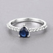 Bids.com 0.50 Carat Genuine Blue Sapphire 14K White Gold Ring Rings Gray size 6.00,size 7.00,size 8.00