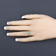 Bids.com 0.71 Carat Genuine Zambian Emerald and White Diamond 14K White Gold Ring Rings Dark Slate Gray size 6.00,size 7.00,size 8.00