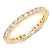 Bids.com 1.00 Carat Lab Grown Diamond 14K Yellow Gold Ring Rings White Smoke size 6.00,size 7.00,size 8.00