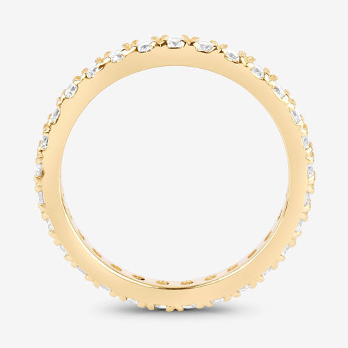 Bids.com 1.00 Carat Lab Grown Diamond 14K Yellow Gold Ring Rings White Smoke size 6.00,size 7.00,size 8.00