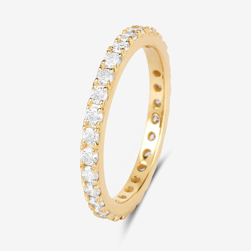 Bids.com 1.00 Carat Lab Grown Diamond 14K Yellow Gold Ring Rings White Smoke size 6.00,size 7.00,size 8.00