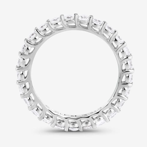 Bids.com 1.50 Carat Lab Grown Diamond 14K White Gold Ring Rings White Smoke size 6.00,size 7.00,size 8.00