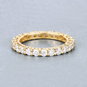 Bids.com 1.50 Carat Lab Grown Diamond 14K Yellow Gold Ring Rings Gray size 6.00,size 7.00,size 8.00