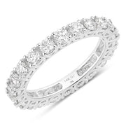 Bids.com 2.00 Carat Lab Grown Diamond 14K White Gold Ring Rings White Smoke size 6.00,size 7.00,size 8.00