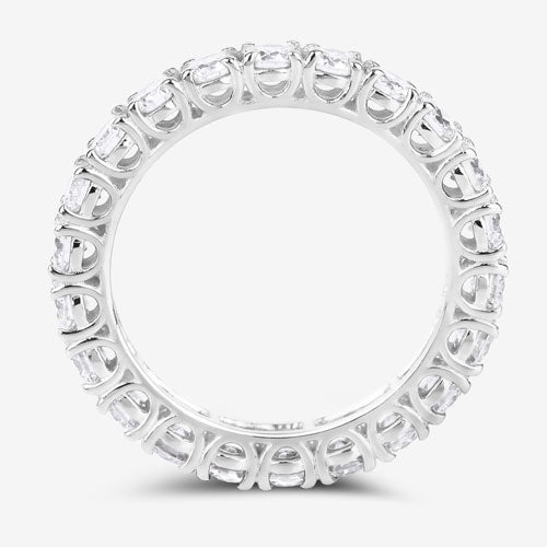 Bids.com 2.00 Carat Lab Grown Diamond 14K White Gold Ring Rings White Smoke size 6.00,size 7.00,size 8.00