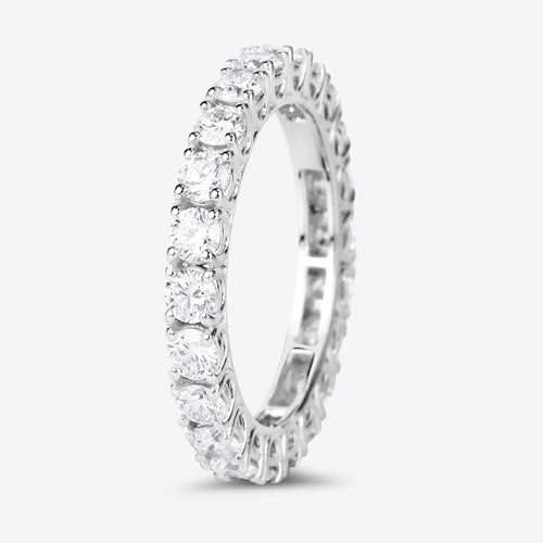 Bids.com 2.00 Carat Lab Grown Diamond 14K White Gold Ring Rings White Smoke size 6.00,size 7.00,size 8.00