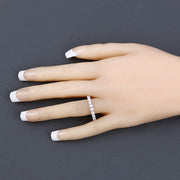 Bids.com 2.00 Carat Lab Grown Diamond 14K White Gold Ring Rings Wheat size 6.00,size 7.00,size 8.00