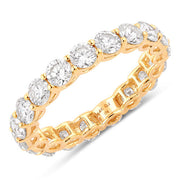 Bids.com 3.00 Carat Lab Grown Diamond 14K Yellow Gold Ring Rings White Smoke size 6.00,size 7.00,size 8.00