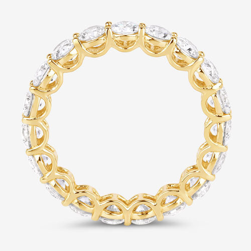 Bids.com 3.00 Carat Lab Grown Diamond 14K Yellow Gold Ring Rings White Smoke size 6.00,size 7.00,size 8.00