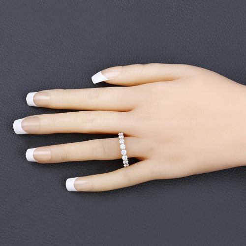 Bids.com 3.00 Carat Lab Grown Diamond 14K Yellow Gold Ring Rings Wheat size 6.00,size 7.00,size 8.00