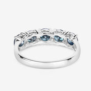 Bids.com 1.22 Carat Genuine Blue Diamond 14K White Gold Ring Rings White Smoke size 6.00,size 7.00,size 8.00