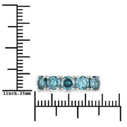 Bids.com 1.22 Carat Genuine Blue Diamond 14K White Gold Ring Rings White Smoke size 6.00,size 7.00,size 8.00