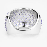 Bids.com 4.22 Carat Genuine Tanzanite .925 Sterling Silver Ring Rings Lavender size 6.00,size 7.00,size 8.00,size 9.00,size 5.00
