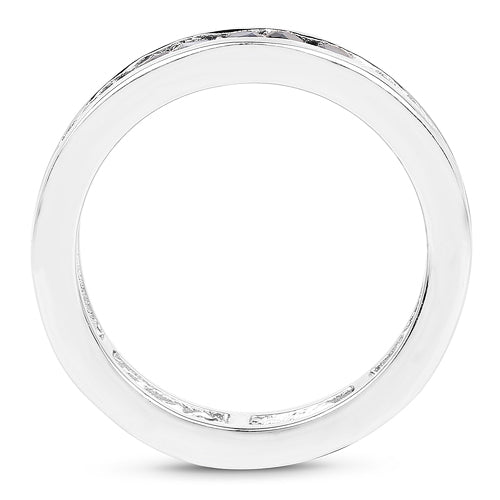 Bids.com 2.00 Carat Genuine Blue Sapphire .925 Sterling Silver Ring Rings White Smoke size 6.00,size 9.00,size 5.00,size 7.00,size 8.00,size 10.00