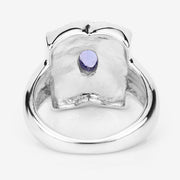 Bids.com 0.44 Carat Genuine Tanzanite .925 Sterling Silver Ring Rings Lavender size 6.00,size 7.00,size 8.00,size 9.00,size 5.00