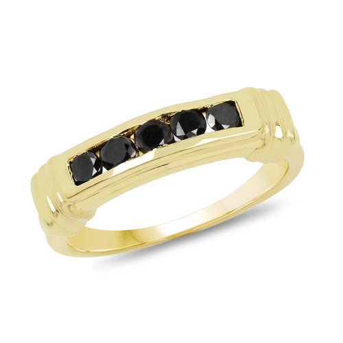 Bids.com 0.50 Carat Genuine Black Diamond .925 Sterling Silver Ring Rings White Smoke size 8.00,size 8.50,size 9.50,size 6.00,size 7.00,size 9.00,size 10.00,size 5.00