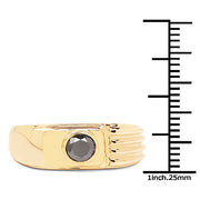 Bids.com 14K Yellow Gold Plated 0.25 Carat Genuine Black Diamond .925 Sterling Silver Ring Rings White Smoke size 8.00,size 9.00,size 9.50,size 6.00,size 7.00