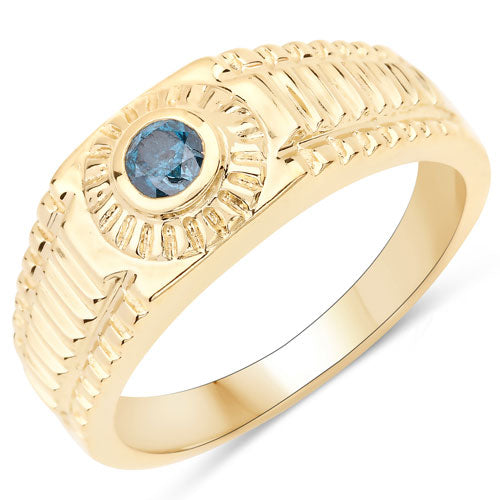 Bids.com 0.20 Carat Genuine Blue Diamond .925 Sterling Silver Ring Rings White Smoke size 6.00,size 7.00,size 8.00,size 9.00,size 5.00,size 9.50