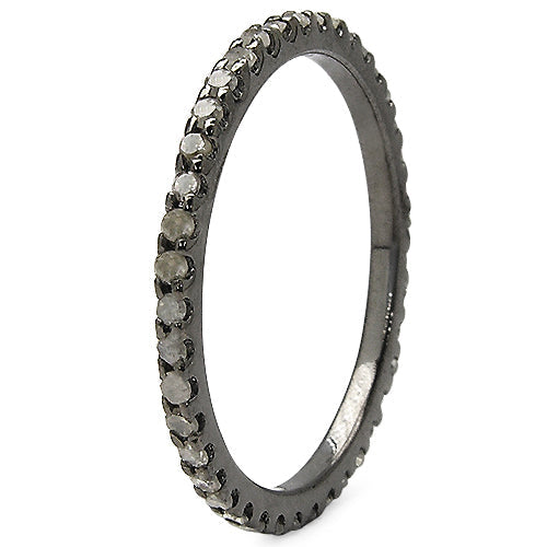 Bids.com 0.60 Carat Genuine TLB Diamond .925 Sterling Silver Ring Rings White Smoke size 9.00,size 6.00,size 7.00,size 8.00