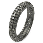 Bids.com 1.40 Carat Genuine TLB Diamond .925 Sterling Silver Ring Rings White Smoke size 6.00,size 7.00,size 8.00,size 9.00
