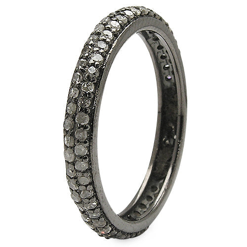 Bids.com 0.67 Carat Genuine TLB Diamond .925 Sterling Silver Ring Rings White Smoke size 7.00,size 6.00,size 8.00,size 9.00