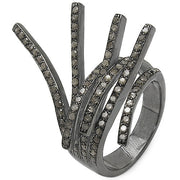 Bids.com 1.53 Carat Genuine TLB Diamond .925 Sterling Silver Ring Rings White Smoke size 7.00,size 6.00,size 8.00,size 9.00