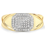 Bids.com 0.24 Carat Genuine White Diamond .925 Sterling Silver Ring Rings Gray size 9.00,size 11.00,size 10.00,size 6.00,size 7.00,size 8.00,size 5.00