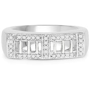 Bids.com 14K Yellow Gold Plated 0.19 Carat Genuine White Diamond .925 Sterling Silver Ring Rings Light Gray size 10.00,size 6.00,size 9.00,size 11.00,size 7.00,size 8.00