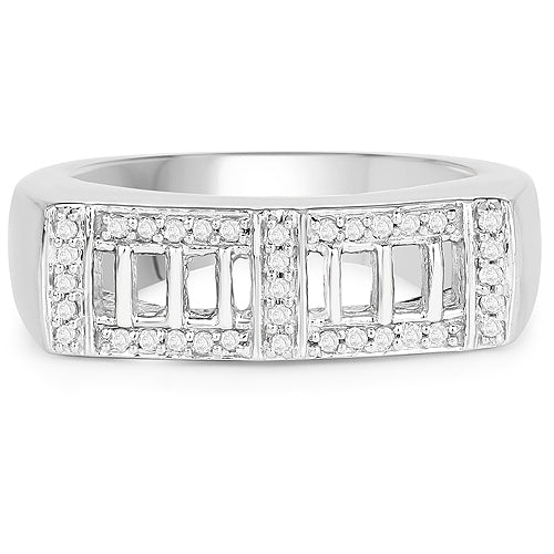 Bids.com 14K Yellow Gold Plated 0.19 Carat Genuine White Diamond .925 Sterling Silver Ring Rings Light Gray size 10.00,size 6.00,size 9.00,size 11.00,size 7.00,size 8.00