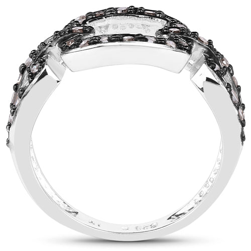 Bids.com 0.32 Carat Genuine Champagne Diamond .925 Sterling Silver Ring Rings White Smoke size 6.00,size 7.00,size 8.00,size 9.00