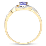 Bids.com 0.75 Carat Genuine Tanzanite .925 Sterling Silver Ring Rings White Smoke size 9.00,size 5.00,size 5.50,size 6.00,size 7.00,size 8.00