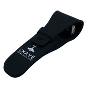 Shave Essentials Razor Holster – Silicone Protective Sleeve for All Shave Essentials Razors Travel Case White Smoke BLACK