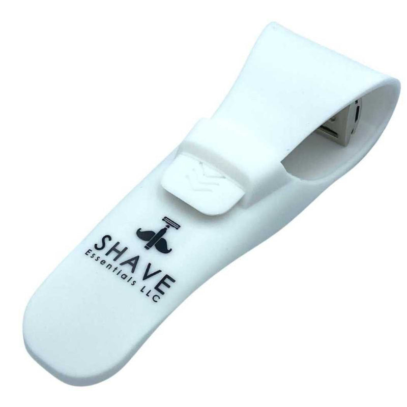Shave Essentials Razor Holster – Silicone Protective Sleeve for All Shave Essentials Razors Travel Case White Smoke WHITE