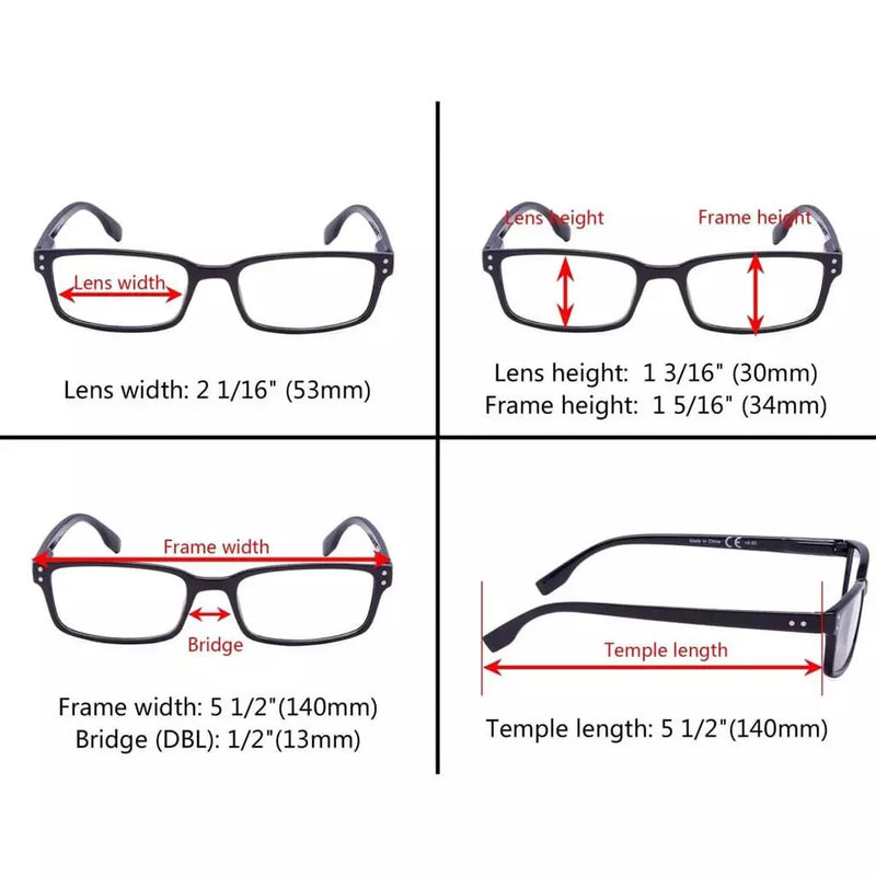 eyekeeper.com READING GLASSES 3 Pack Stylish Rectangle Readers 3-R097 Eyeglasses White Smoke 3 Pairs Mix / +0.50,3 Pairs Mix / +0.75,3 Pairs Mix / +1.00,3 Pairs Mix / +1.25,3 Pairs Mix / +1.50,3 Pairs Mix / +1.75,3 Pairs Mix / +2.00,3 Pairs Mix / +2.25,3 Pairs Mix / +2.50,3 Pairs Mix / +2.75,3 Pairs Mix / +3.00,3 Pairs Mix / +3.50,3 Pairs Mix / +