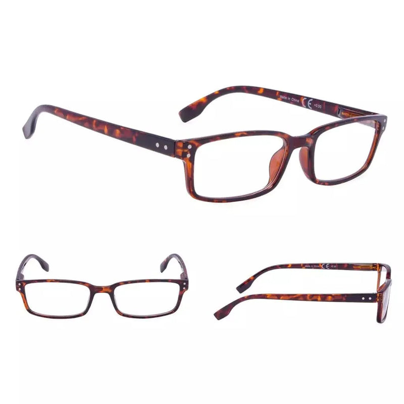 eyekeeper.com READING GLASSES 3 Pack Stylish Rectangle Readers 3-R097 Eyeglasses White Smoke 3 Pairs Mix / +0.50,3 Pairs Mix / +0.75,3 Pairs Mix / +1.00,3 Pairs Mix / +1.25,3 Pairs Mix / +1.50,3 Pairs Mix / +1.75,3 Pairs Mix / +2.00,3 Pairs Mix / +2.25,3 Pairs Mix / +2.50,3 Pairs Mix / +2.75,3 Pairs Mix / +3.00,3 Pairs Mix / +3.50,3 Pairs Mix / +