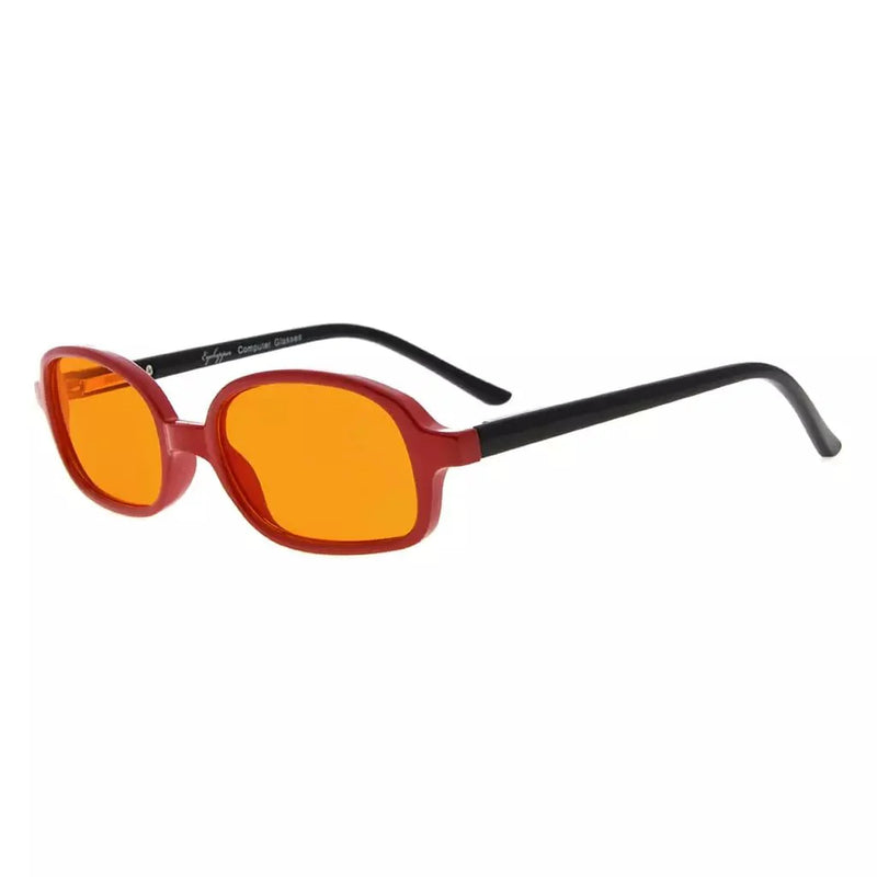 eyekeeper.com Cute Blue Light Blocking Eyeglasses for Children DSK03 Eyeglasses White Smoke Black Red / without magnification