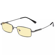 eyekeeper.com Rectangle Blue Light Blocking Eyeglasses for Kids TMK1802 Eyeglasses White Smoke Gunmetal / without magnification