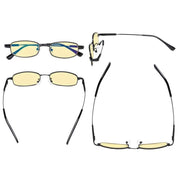 eyekeeper.com Rectangle Blue Light Blocking Eyeglasses for Kids TMK1804 Eyeglasses White Smoke Black / without magnification,Blue / without magnification,Brown / without magnification,Gold / without magnification,Gunmetal / without magnification,Purple / without magnification,Red / without magnification,Silver / without magnification