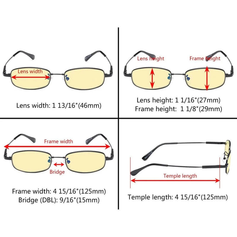 eyekeeper.com Rectangle Blue Light Blocking Eyeglasses for Kids TMK1804 Eyeglasses White Smoke Black / without magnification,Blue / without magnification,Brown / without magnification,Gold / without magnification,Gunmetal / without magnification,Purple / without magnification,Red / without magnification,Silver / without magnification