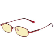 eyekeeper.com Rectangle Blue Light Blocking Eyeglasses for Kids TMK1804 Eyeglasses White Smoke Red / without magnification