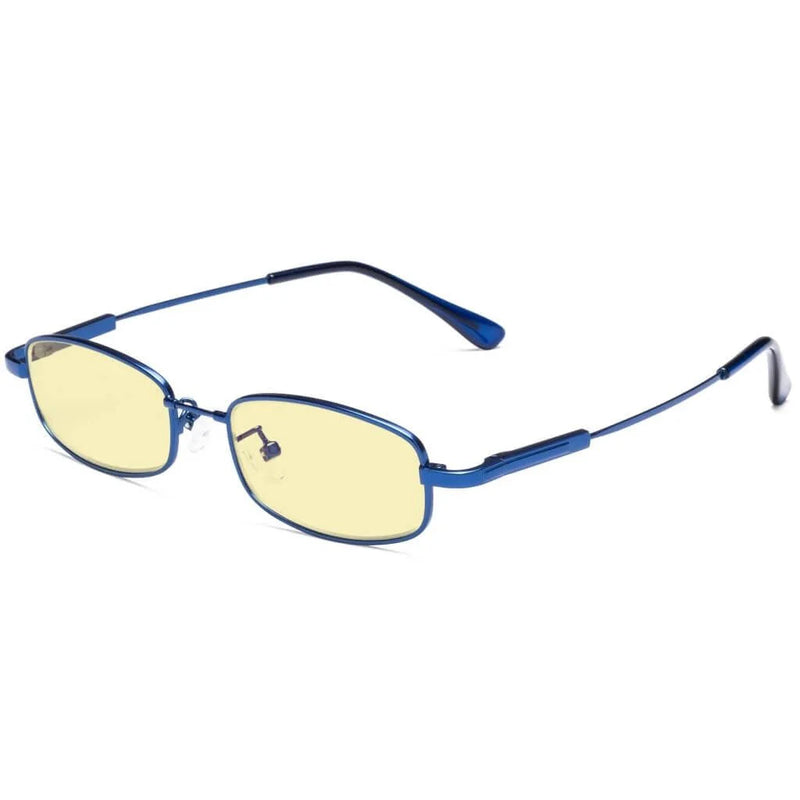 eyekeeper.com Rectangle Blue Light Blocking Eyeglasses for Kids TMK1804 Eyeglasses White Smoke Blue / without magnification