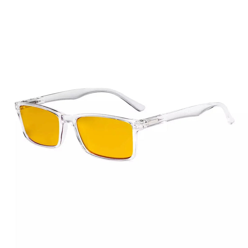 eyekeeper.com Rectangle Blue Light Blocking Reading Glasses Classic Readers HP802 Eyeglasses White Smoke Clear / without magnification,Clear / +0.50,Clear / +0.75,Clear / +1.00,Clear / +1.25,Clear / +1.50,Clear / +1.75,Clear / +2.00,Clear / +2.25,Clear / +2.50,Clear / +3.00