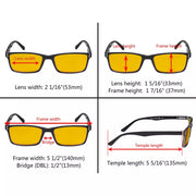 eyekeeper.com Rectangle Blue Light Blocking Reading Glasses Classic Readers HP802 Eyeglasses White Smoke Black / without magnification,Black / +0.50,Black / +0.75,Black / +1.00,Black / +1.25,Black / +1.50,Black / +2.00,Black / +2.25,Black / +2.50,Black / +3.00,Blue / without magnification,Blue / +0.50,Blue / +0.75,Blue / +1.00,Blue / +1.25,Blue / +1.50,Blue