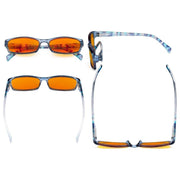eyekeeper.com Rectangle Blue Light Blocking Reading Glasses DSRT1803 Eyeglasses Light Gray Blue / without magnification,Blue / +0.50,Blue / +0.75,Blue / +1.00,Blue / +1.25,Blue / +1.50,Blue / +1.75,Blue / +2.00,Blue / +2.50,Brown / +0.50,Brown / +0.75,Brown / +1.00,Brown / +1.25,Brown / +1.50,Brown / +1.75,Brown / +2.00,Brown / +2.50,Grey / wit