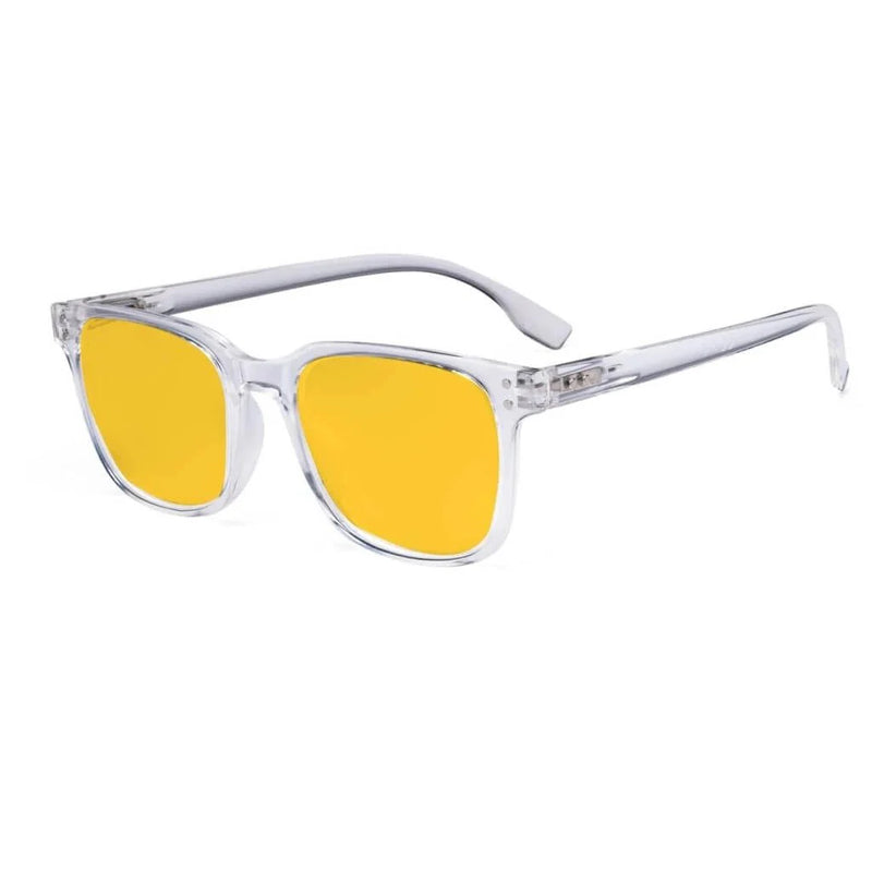 eyekeeper.com Rectangle Blue Light Blocking Reading Glasses Stylish Readers HPT1804 Eyeglasses White Smoke Clear / +0.50,Clear / +0.75,Clear / +1.00,Clear / +1.25,Clear / +1.50,Clear / +1.75,Clear / +2.00,Clear / +2.25,Clear / +2.50,Clear / +3.00