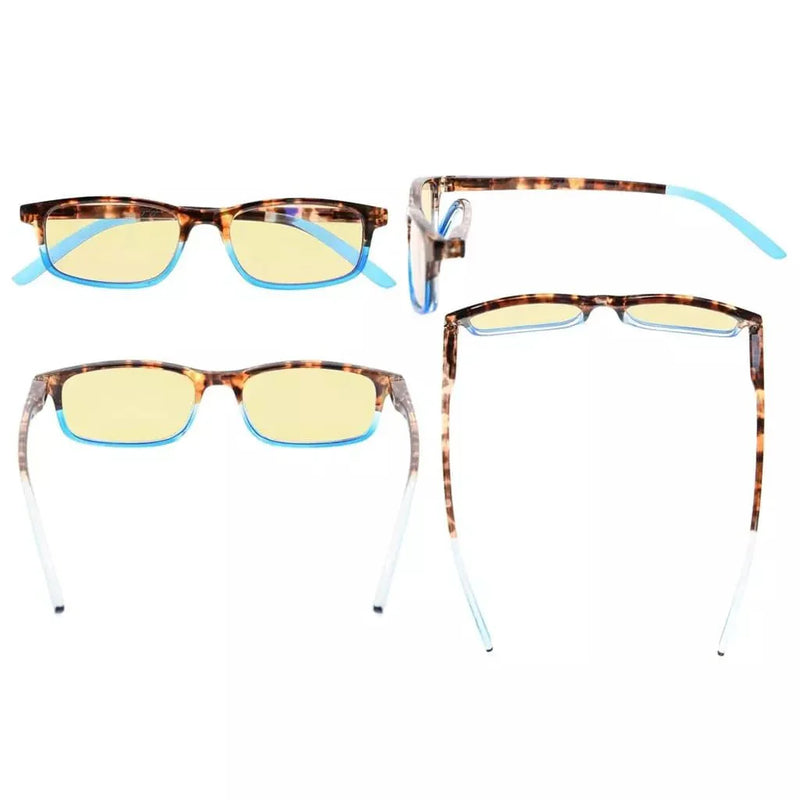 eyekeeper.com Rectangle Blue Light Blocking Reading Glasses TMCG111 Eyeglasses White Smoke Blue / +0.50,Blue / +0.75,Blue / +1.00,Blue / +1.50,Blue / +1.75,Blue / +2.50,Green / without magnification,Green / +0.50,Green / +0.75,Green / +1.00,Green / +1.50,Green / +1.75,Green / +2.00,Pink / without magnification,Pink / +0.50,Pink / +0.75,Pink / +